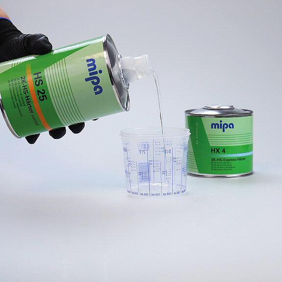 No diisocyanate training obligation for standard Mipa hardeners No diisocyanate training obligation for standard Mipa hardeners